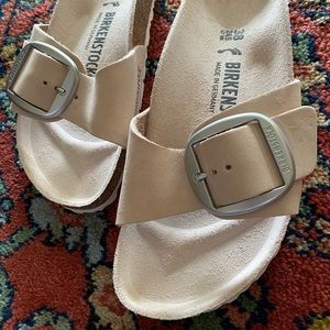 NWOB Birkenstock Madrid Big Buckle 38, light rose